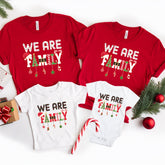 We Are Family Christmas Shirts, Xmas Holiday Family Gifts
